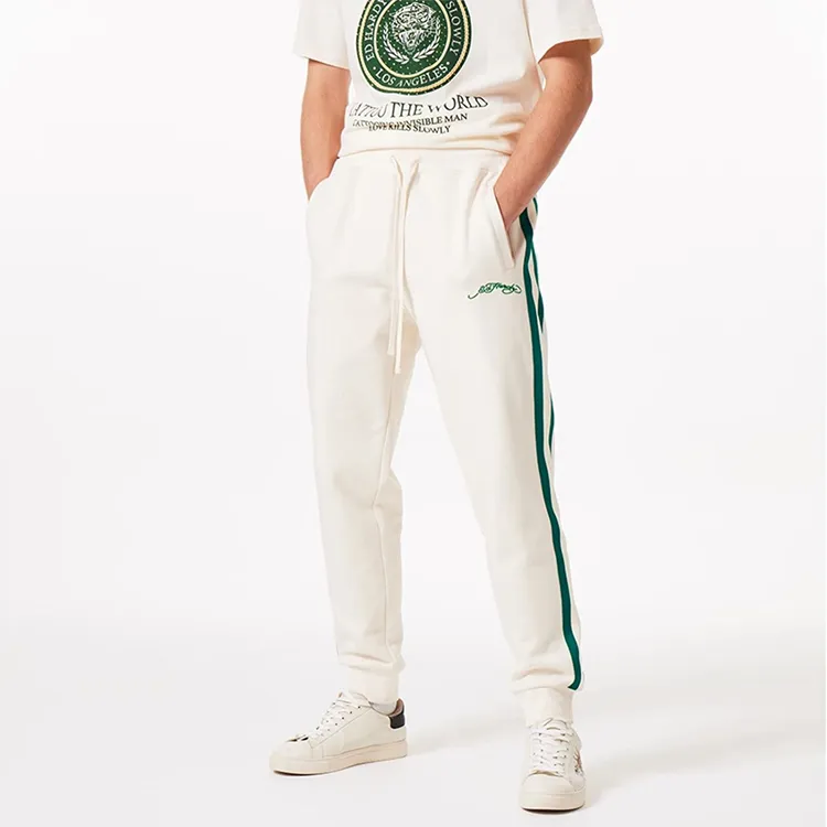 Ed Hardy Casual Pants Men's Ivory White-3
