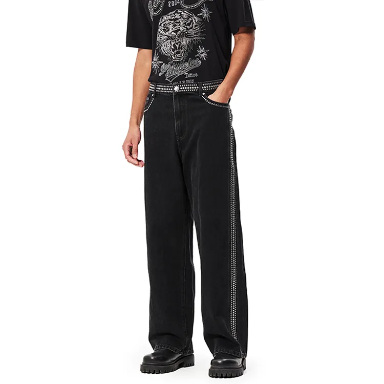 Ed Hardy Jeans Men Black-3