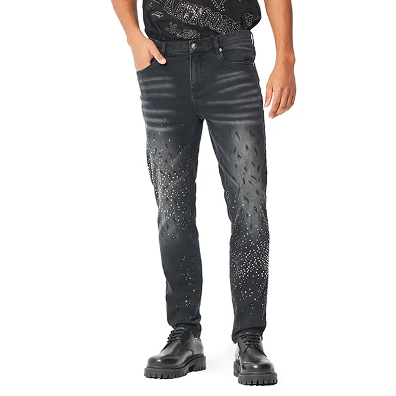 Ed Hardy SS25 Jeans Men's Black-4