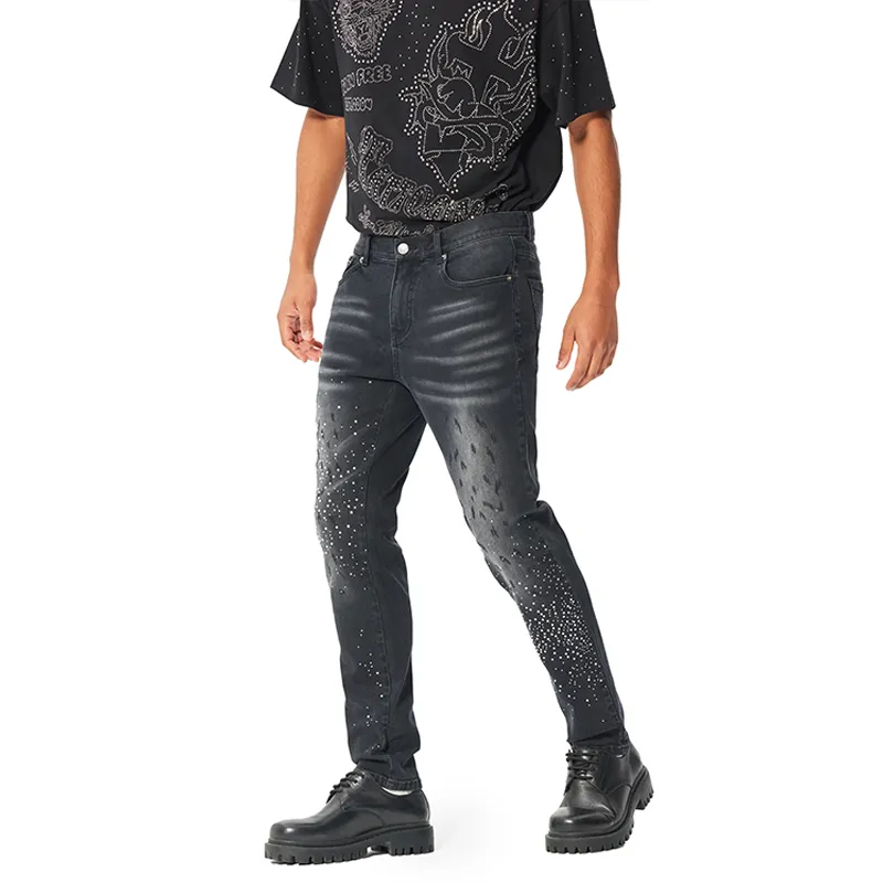 Ed Hardy SS25 Jeans Men's Black-3