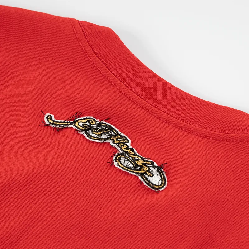 Ed Hardy SS25 T Shirt Men's Red-2
