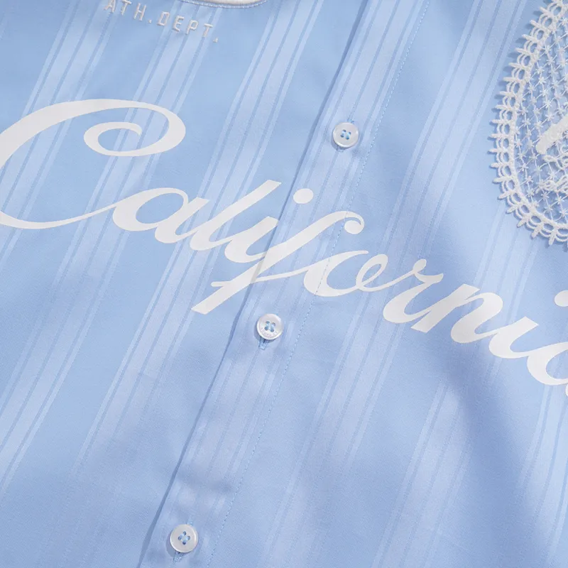 Ed Hardy SS25 Shirt Women's Baby Blue-2