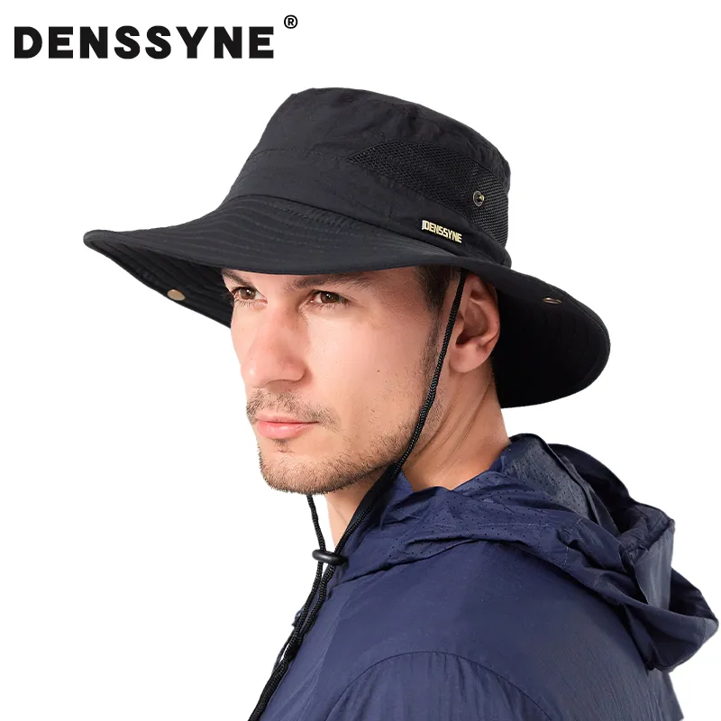 DENSSYNE Polyester Bucket Hats Men's-13