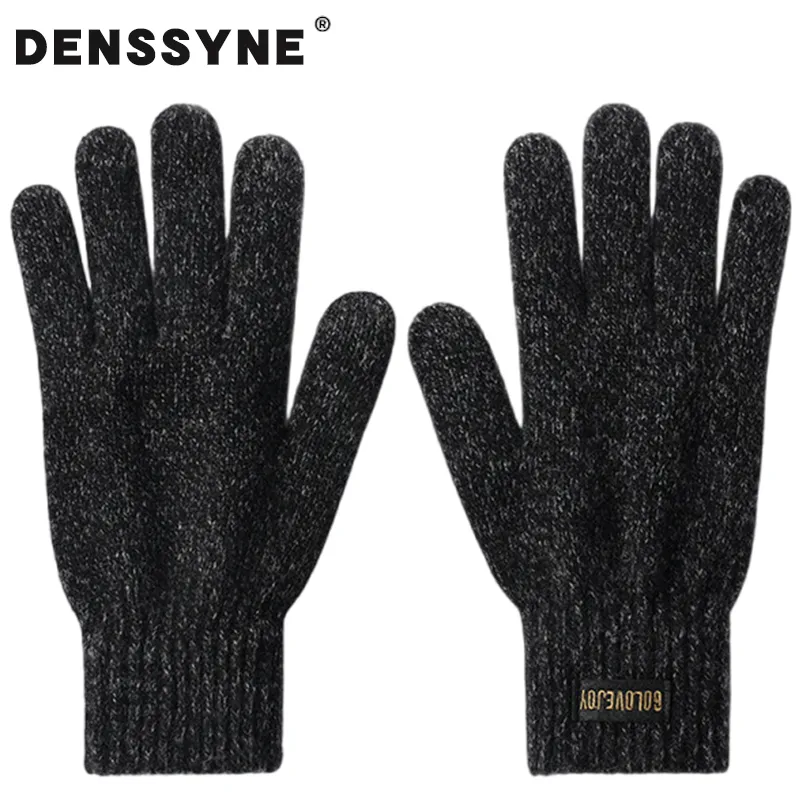 DENSSYNE Wool+Polyamide Knit Gloves Men's-4