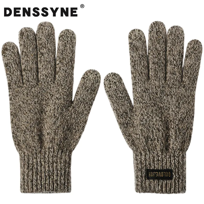 DENSSYNE Wool+Polyamide Knit Gloves Men's-6