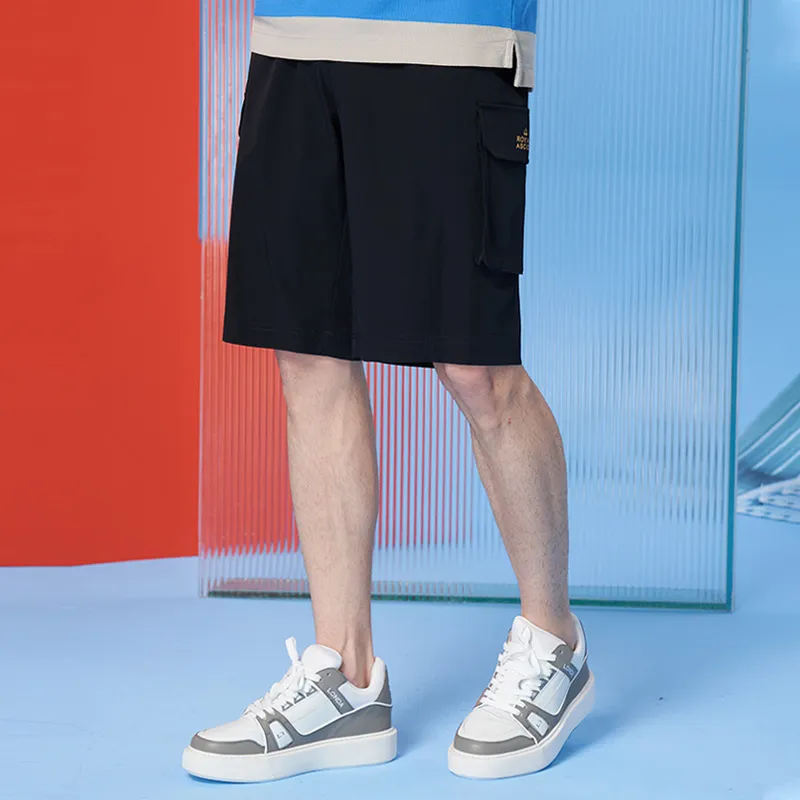 LONDA 1958 Casual Shorts Men's Black 50 Shopping Bag Included-5
