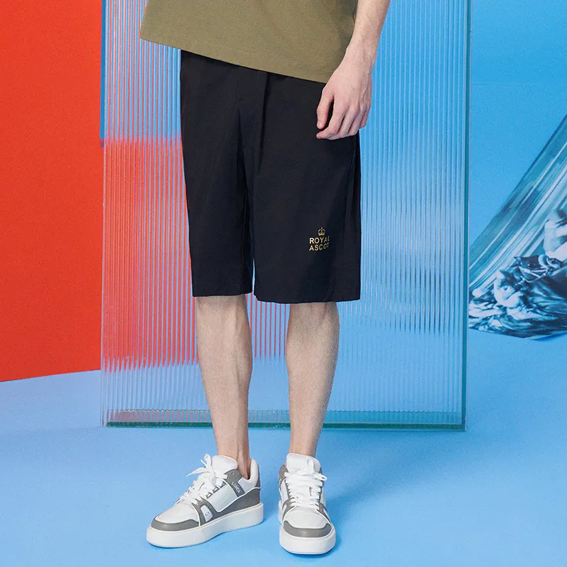 LONDA 1958 Casual Shorts Men's Black 50 Shopping Bag Included-4