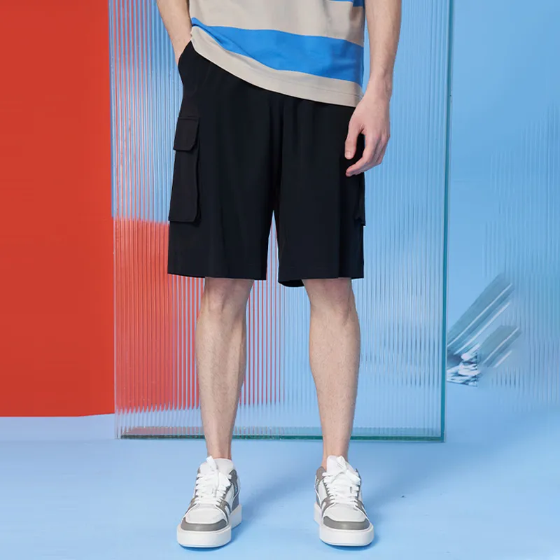 LONDA 1958 Casual Shorts Men's Black 50 Shopping Bag Included-4