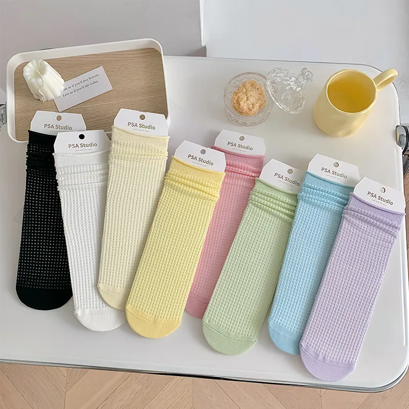 Lan Miao Mid Calf Socks Women's Shopping Bag Combo Set-39