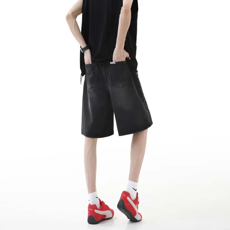 FAKE VINTAGE Denim Shorts Unisex-5