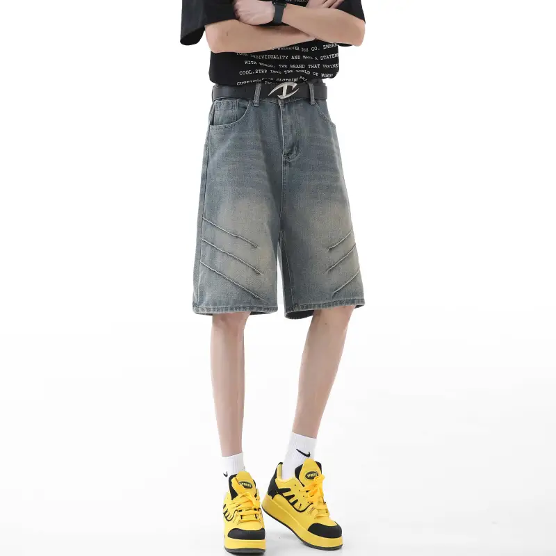 FAKE VINTAGE Denim Shorts Unisex-1