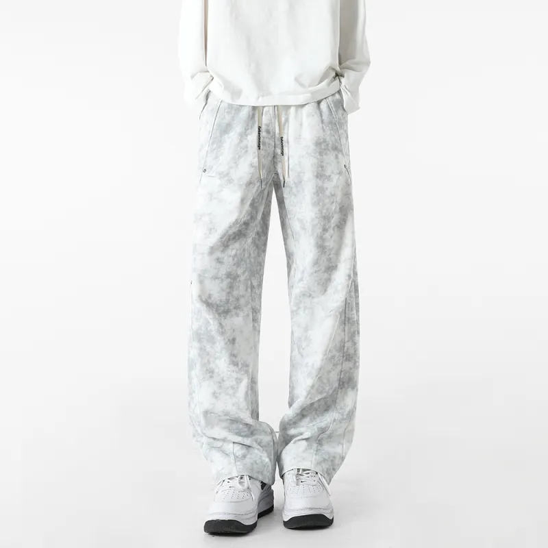 FAKE VINTAGE Knitted Sports Pants Unisex-2