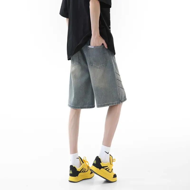 FAKE VINTAGE Denim Shorts Unisex-2