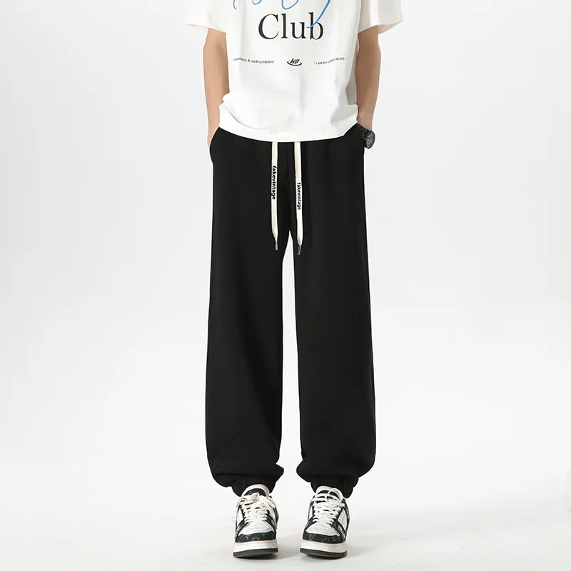 FAKE VINTAGE Knitted Sports Pants Unisex-13