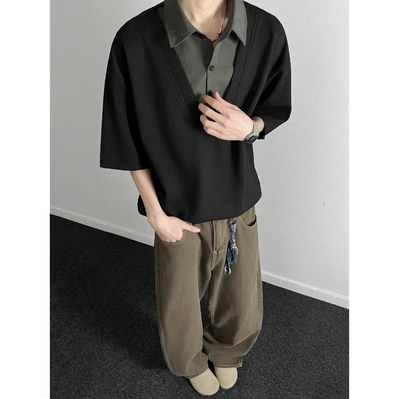FAKE VINTAGE Polo Shirts Unisex-5