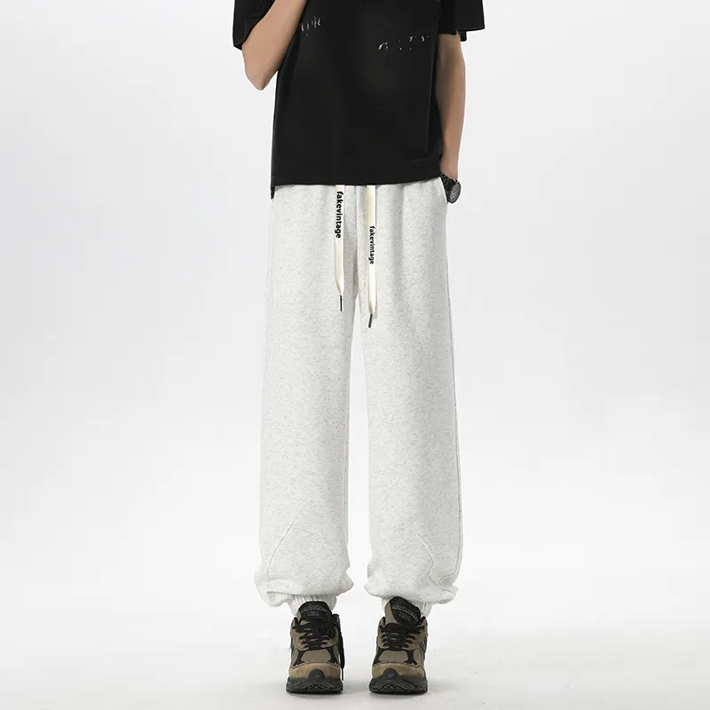 FAKE VINTAGE Knitted Sports Pants Unisex-1