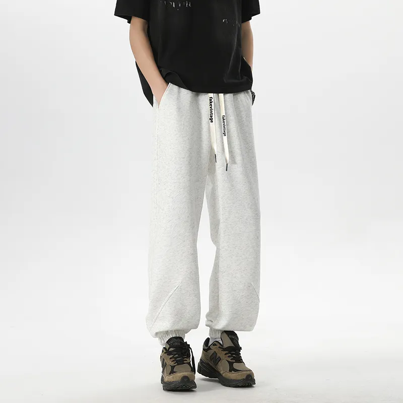 FAKE VINTAGE Knitted Sports Pants Unisex-4