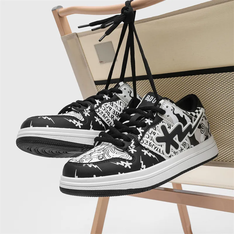 B.Duck Summer Travis Scott X AJ1 Lightning Collection Skateboard Shoes Unisex Low Top Candy/White Black/Apple Green-10