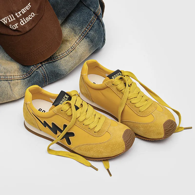 B.Duck Summer Travis Scott X AJ1 Lightning Collection Casual Shoes Women's Low Top Beige/Yellow/Red/Pink-8