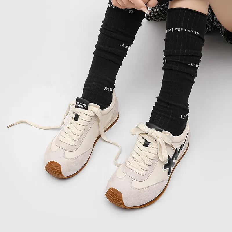 B.Duck Summer Travis Scott X AJ1 Lightning Collection Casual Shoes Women's Low Top Beige/Yellow/Red/Pink-3