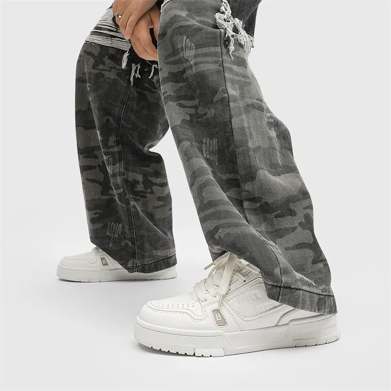 B.Duck Summer Citywalk Collection Skateboard Shoes Unisex Low Top White Gray/Beige Brown/Black White-11