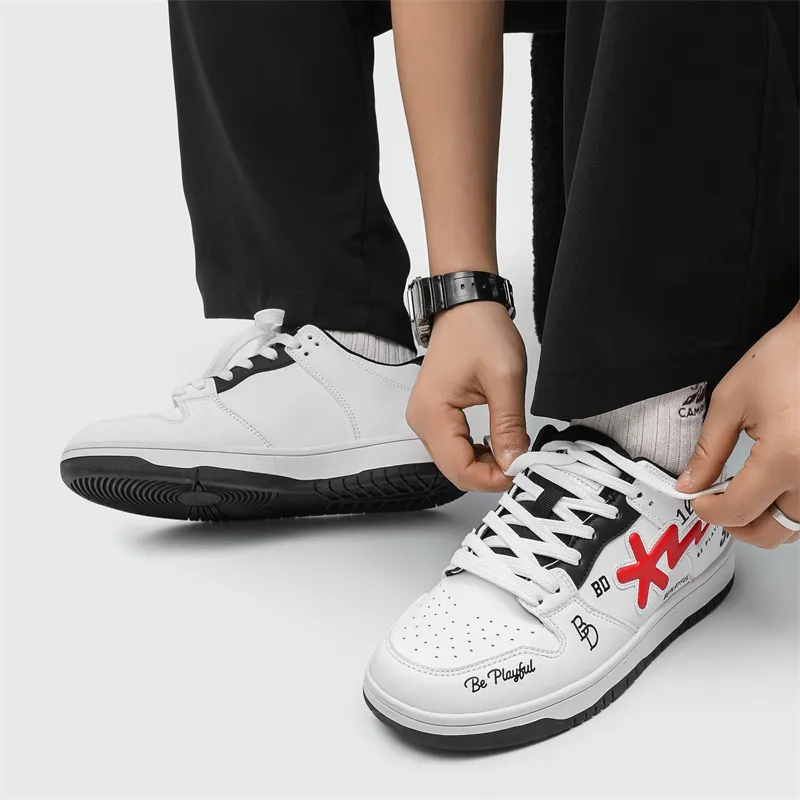 B.Duck Summer Travis Scott X AJ1 Lightning Collection Low Top Skateboard Shoes Unisex-10