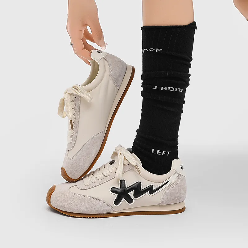 B.Duck Summer Travis Scott X AJ1 Lightning Collection Casual Shoes Women's Low Top Beige/Yellow/Red/Pink-4