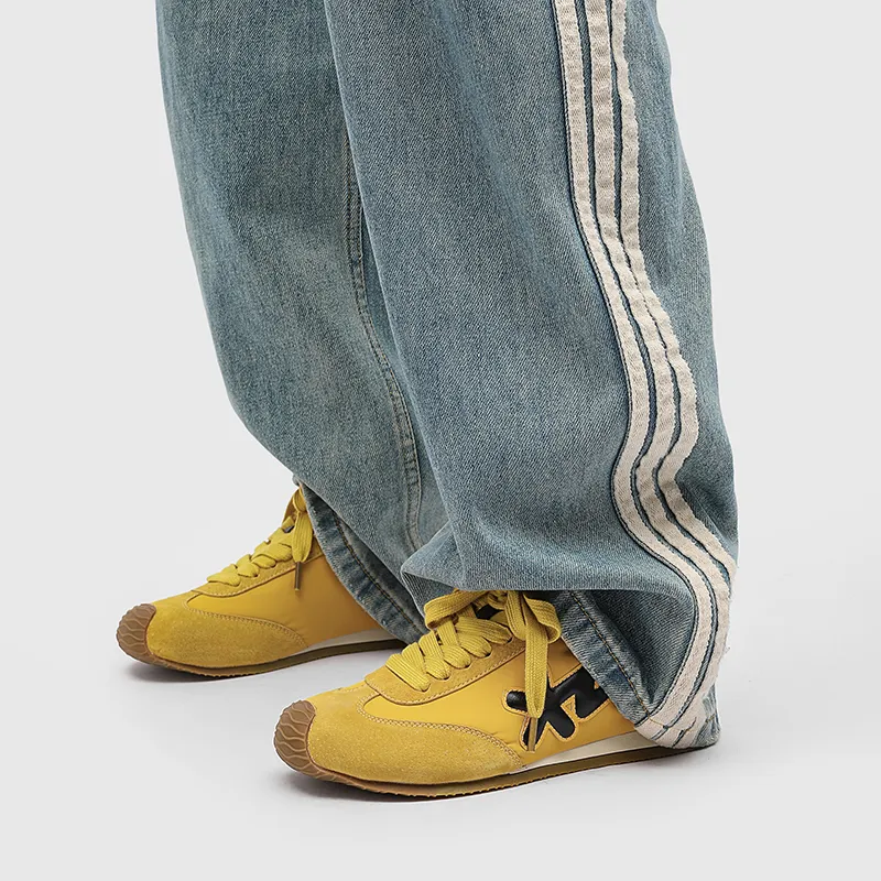 B.Duck Summer Travis Scott X AJ1 Lightning Collection Casual Shoes Women's Low Top Beige/Yellow/Red/Pink-11