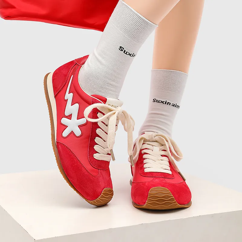 B.Duck Summer Travis Scott X AJ1 Lightning Collection Casual Shoes Women's Low Top Beige/Yellow/Red/Pink-15