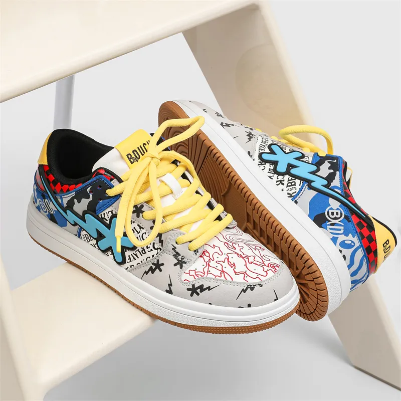 B.Duck Summer Travis Scott X AJ1 Lightning Collection Skateboard Shoes Unisex Low Top Candy/White Black/Apple Green-3