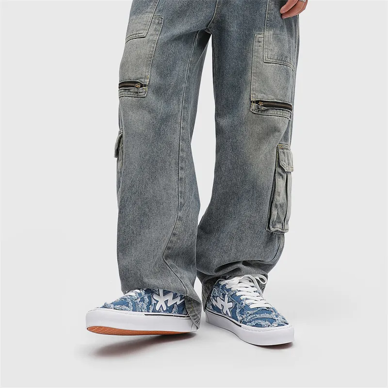 B.Duck Summer Citywalk Collection Abrasion Resistant, Lightweight, And Breathable Low Top Skateboard Shoes Unisex-6