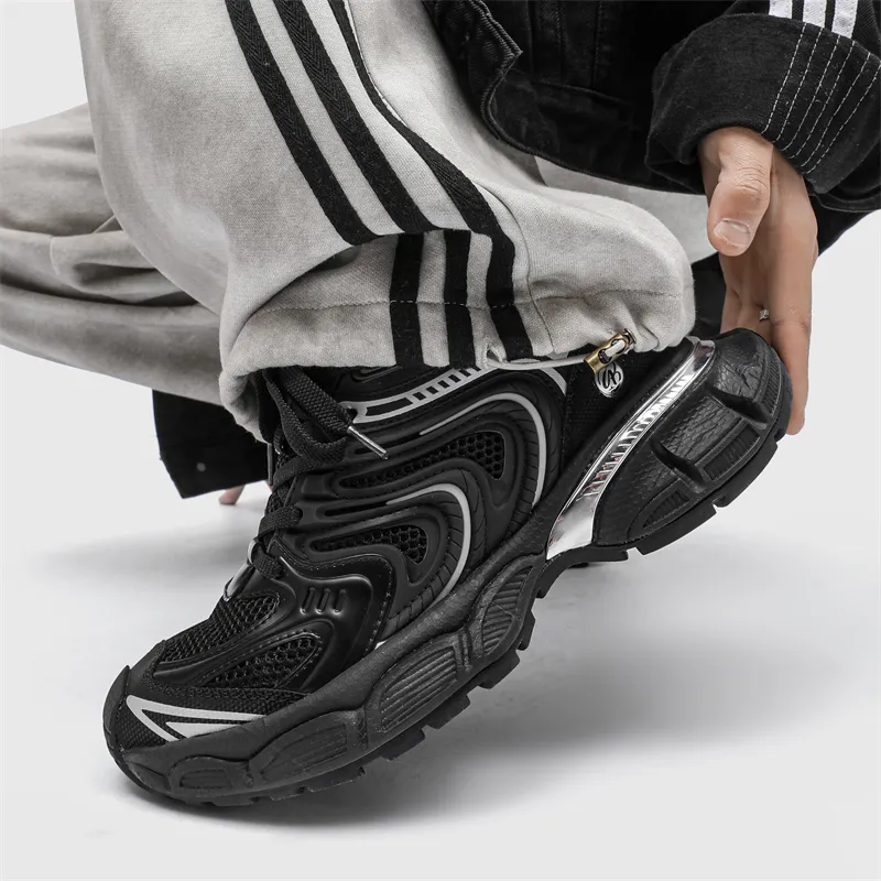 B.Duck SKYLINE Series Cushioning Breathable Lightweight Low Top Chunky Sneakers Unisex-4