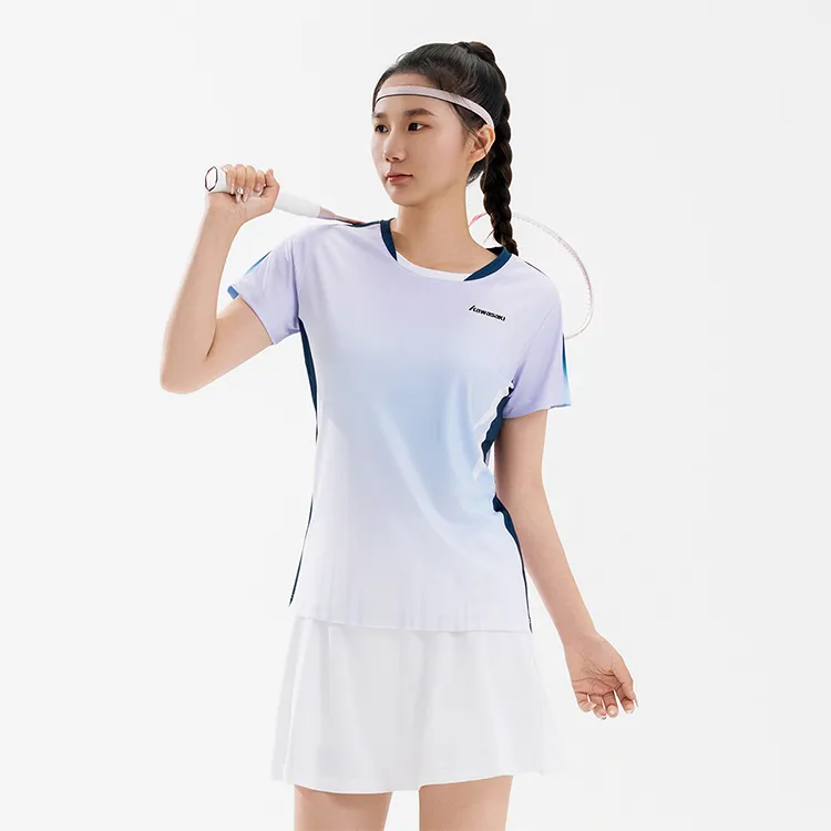 Kawasaki Badminton Jersey Women's Ethereal Purple-2