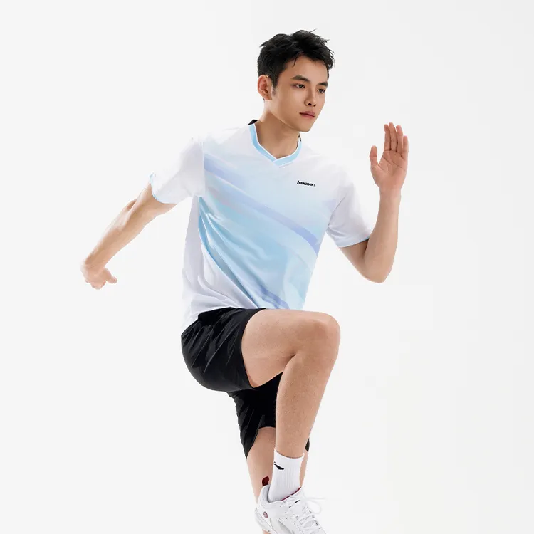 Kawasaki Badminton Jersey Men's Phantom Blue-2