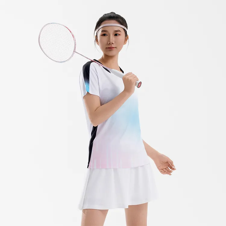 Kawasaki Badminton Jersey Women's Dreamy Pink-2