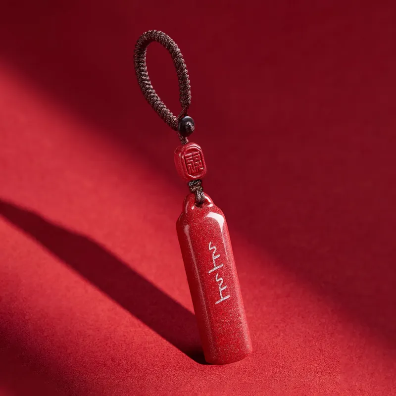 EADDA JEWELRY Cinnabar Keychains Unisex-1