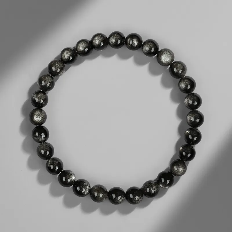 EADDA JEWELRY Obsidian Bracelets Unisex-1