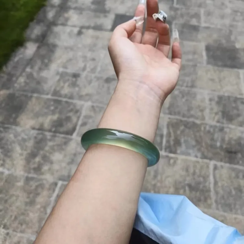 EADDA JEWELRY Agate Jade Bangles Unisex-4