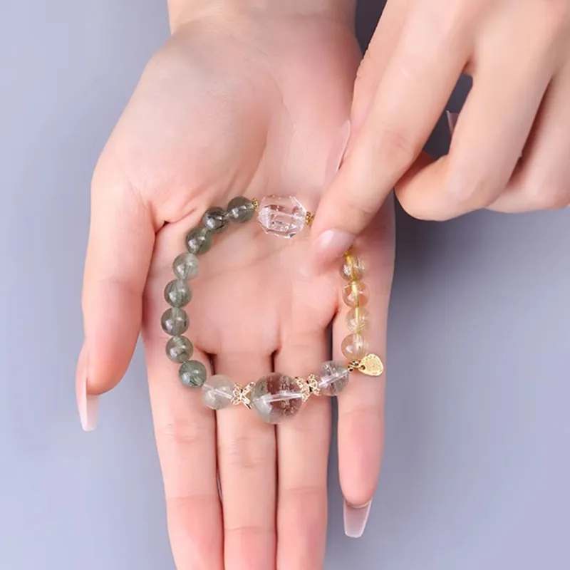 EADDA JEWELRY Crystal Jade Bracelets Unisex-4