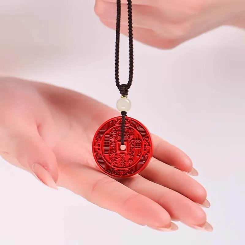 EADDA JEWELRY Cinnabar Necklaces Unisex-2