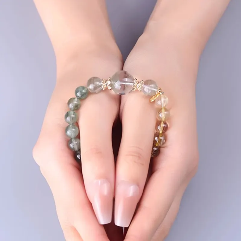 EADDA JEWELRY Crystal Jade Bracelets Unisex-5