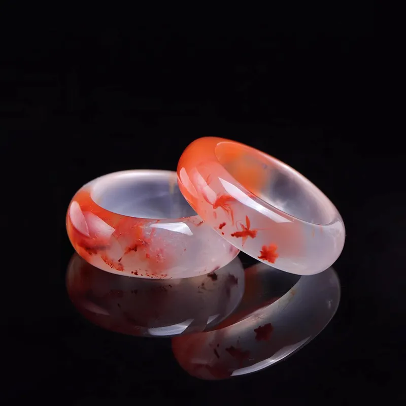 EADDA JEWELRY Agate Rings Unisex-1