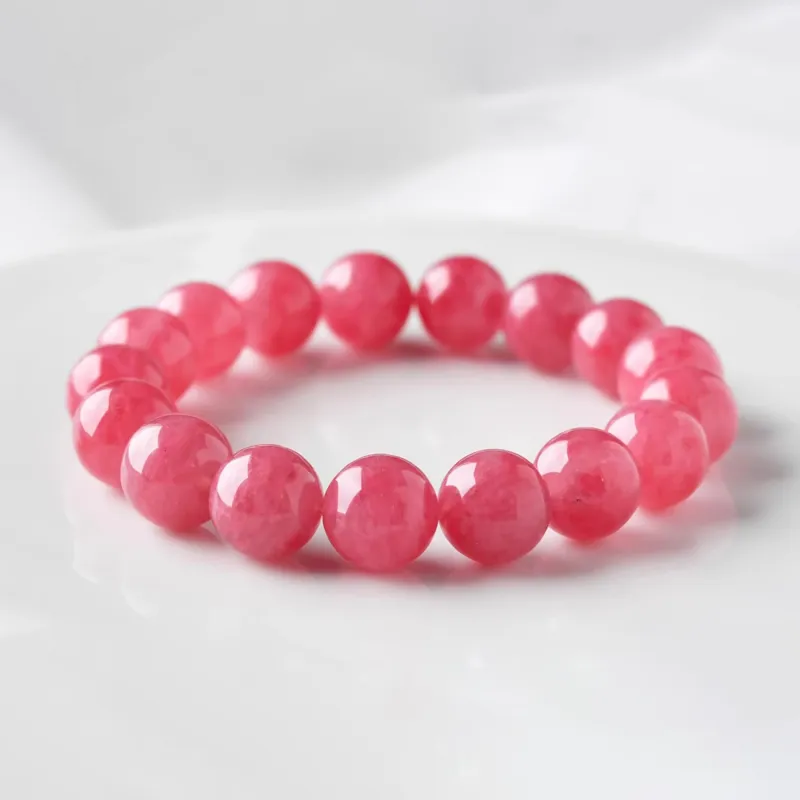 EADDA JEWELRY Natural Rose Quartz Bracelets Unisex-2