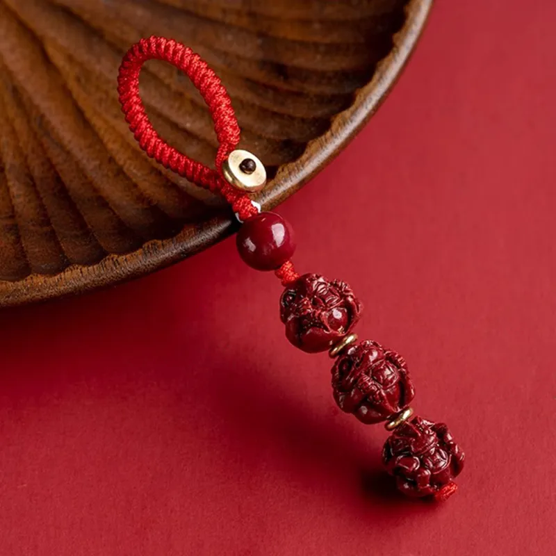 EADDA JEWELRY Cinnabar Keychains Unisex-27