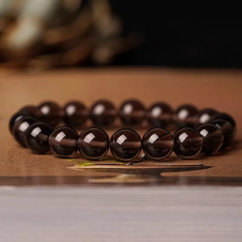 EADDA JEWELRY Natural Obsidian Bracelets Unisex-3