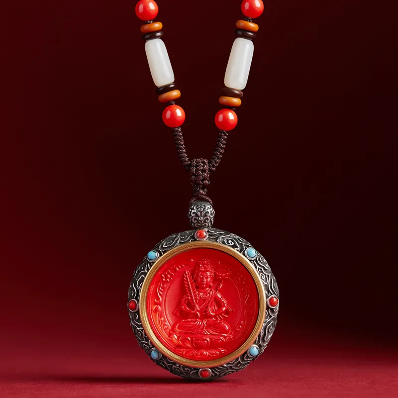 EADDA JEWELRY Cinnabar Necklaces Unisex-3