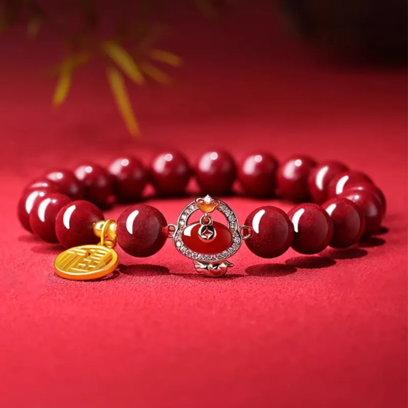 EADDA JEWELRY Cinnabar Bracelets Unisex-13