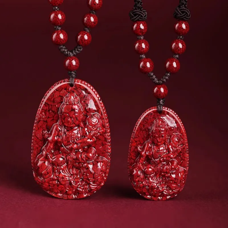 EADDA JEWELRY Cinnabar Necklaces Unisex-1