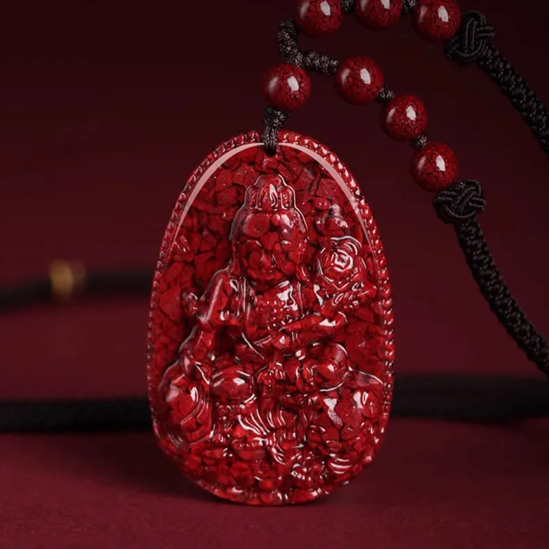 EADDA JEWELRY Cinnabar Necklaces Unisex-6