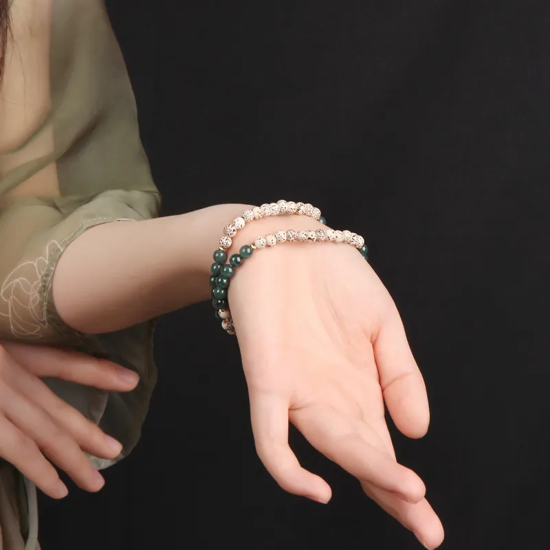 EADDA JEWELRY Star Moon Bodhi Seeds Bracelets Unisex-3